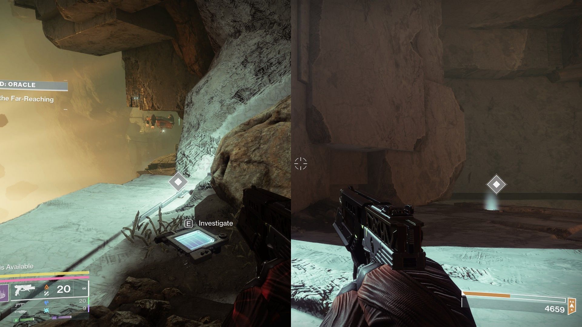Battleground Oracle Data Pads (Image via Bungie)